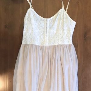 NWOT Ballet-Style Dress with Lace Detailing